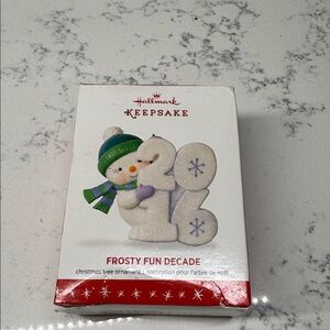 2016 Hallmark Keepsake Frosty Fun Decade NIB